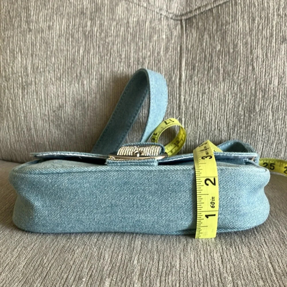 Claire’s Blue Denim Shoulder Bag - Picture 15 of 17
